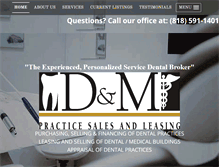 Tablet Screenshot of dmpractice.com